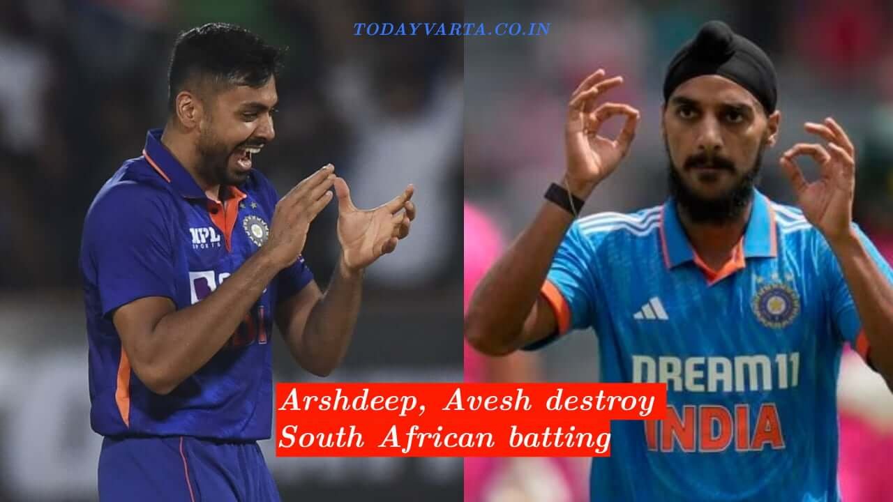 Arshdeep, Avesh destroy South African batting