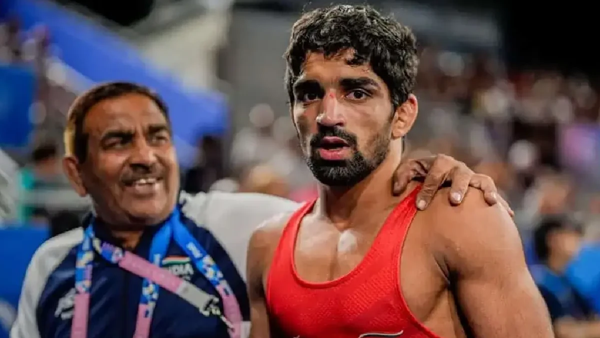 Aman Sehrawat Reaches Semifinals in Paris Olympics Wrestling