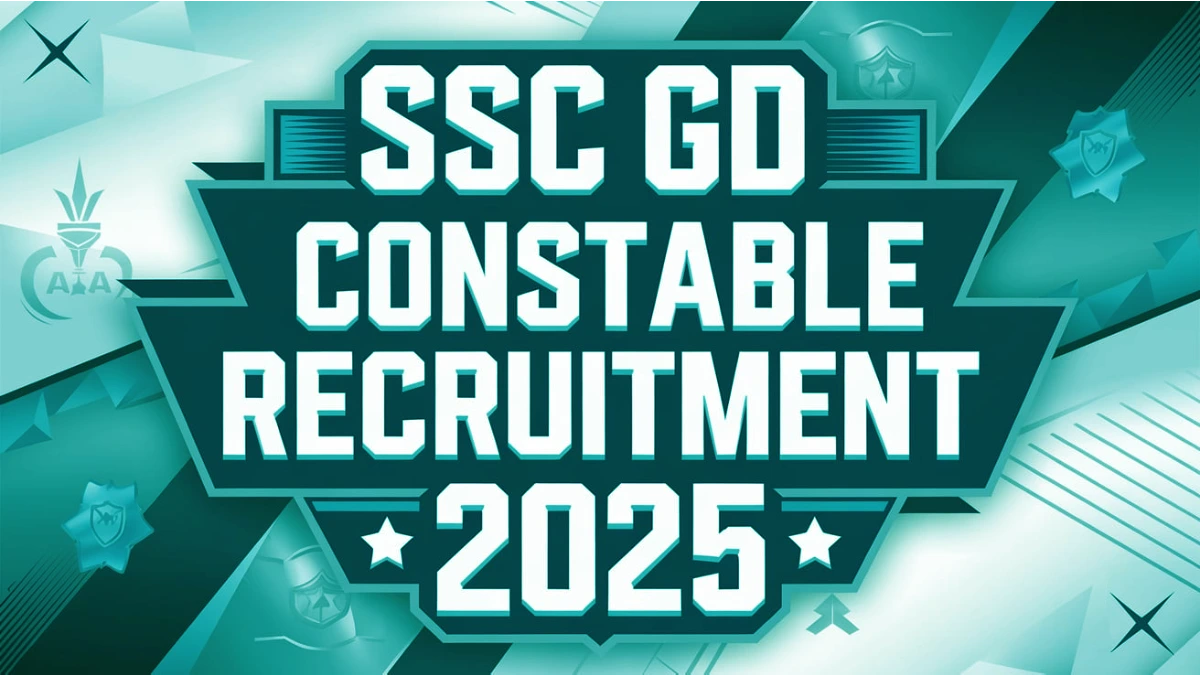 SSC GD CONSTABLE RECRUITMENT 2025